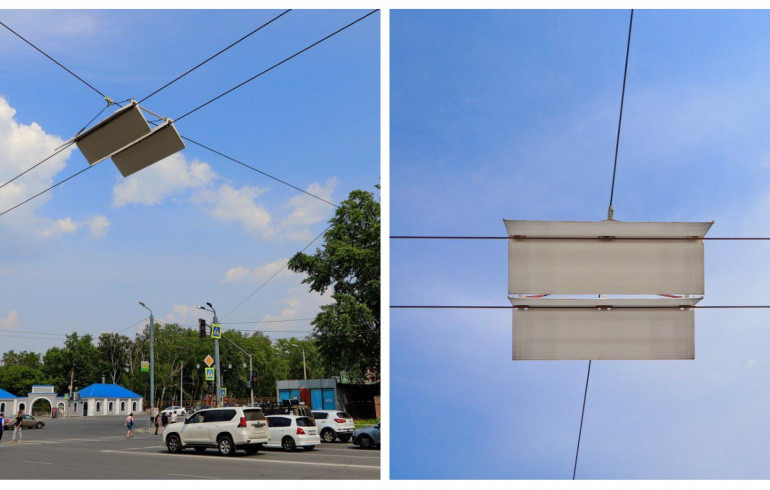 На дорогах Челябинска протестировали специальные ловушки для «рогов» новых троллейбусов