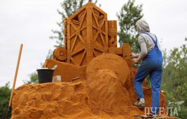В челябинском парке возведут четыре новых песочных скульптуры