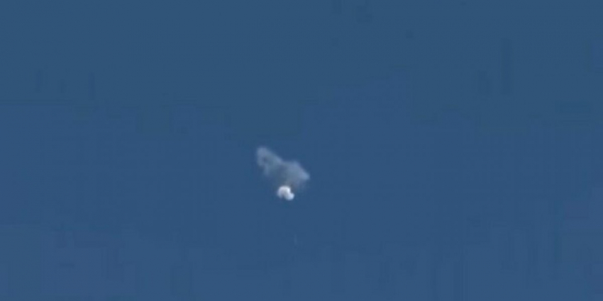 Китайский воздушный шар все таки ликвидировали спустя несколько дней