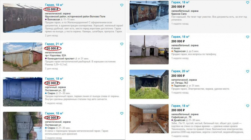 Беглов хочет откупиться от владельцев определенных под снос гаражей 87 тысячами рублей