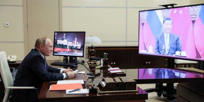 Путин и Си вместе прошлись по поводу гибридной войны Байдена