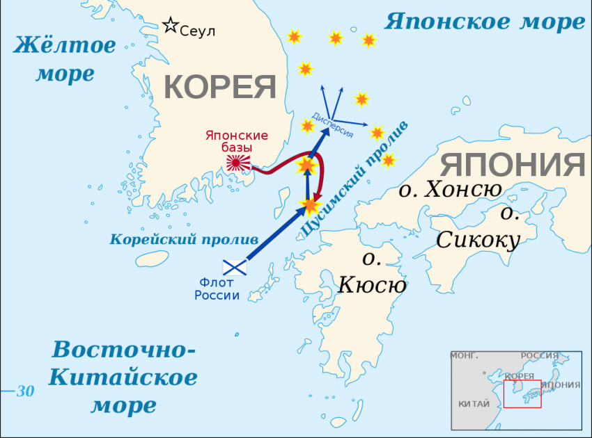 Дальний Восток 27 мая. Началось Цусимское сражение