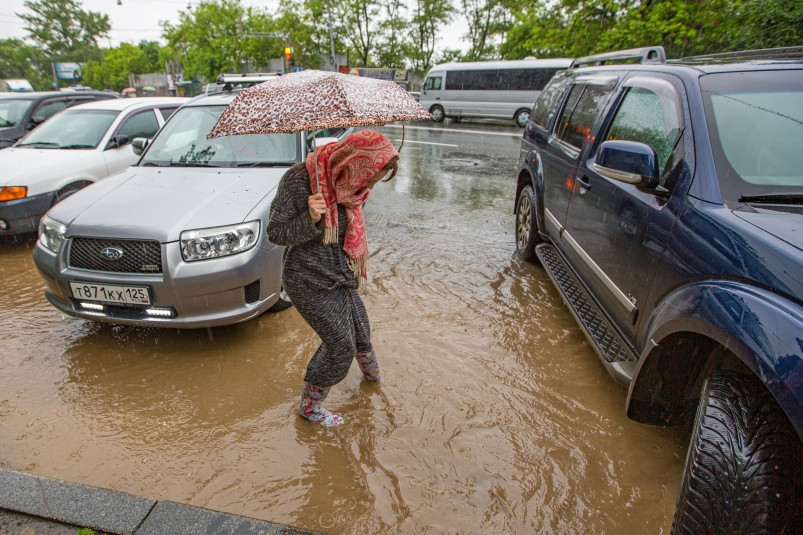 Показали, что будет твориться с погодой в столице ДФО ближайшие 5 часов. Карта