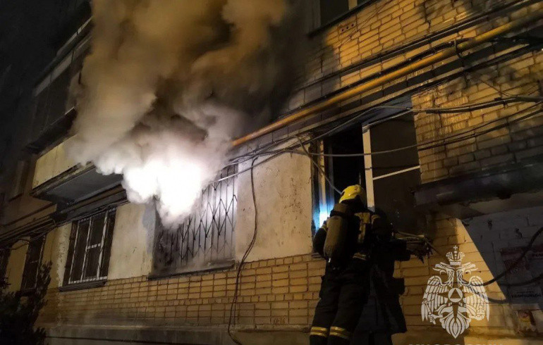 При пожаре в центре Челябинска погибла пенсионерка