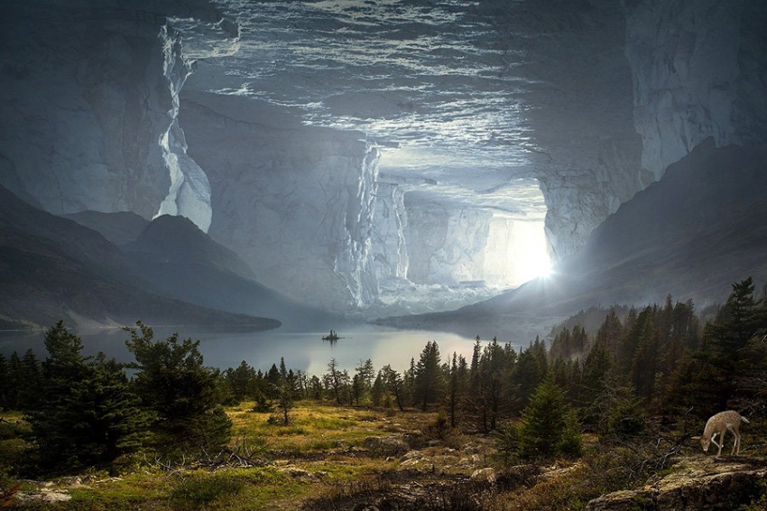 Полая Земля: странная и древняя теория о том, что Земля заполнена людьми-кротами