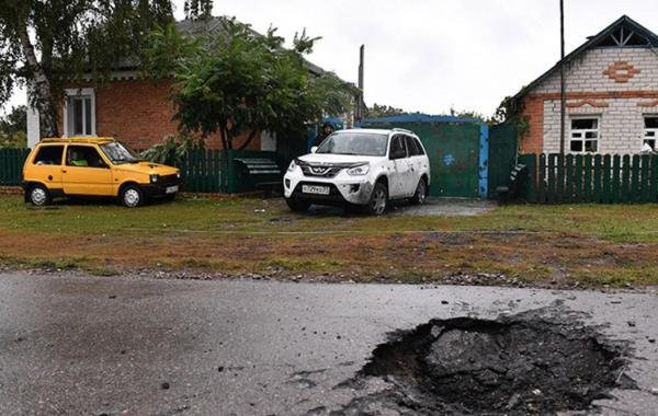 Два дома и автомобиль пострадали при обстреле белгородского села Кукуевка