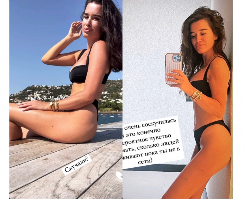 Ксения Бородина похвасталась похудевшим после диет телом на отдыхе в Турции