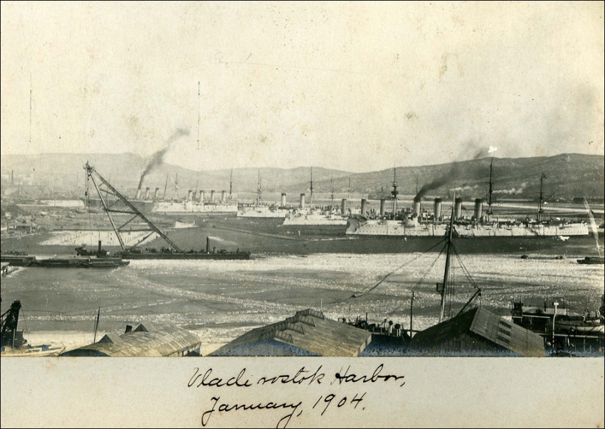 Дальний Восток 6 июля. Крейсеры “Россия”, “Громобой” и “Рюрик” вышли в боевой поход