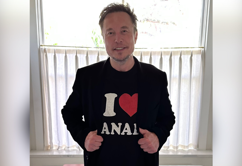 Илон Маск признался в любви Канаде в майке с пошлой надписью