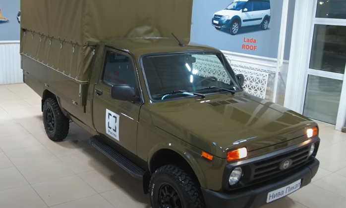 В России создали бронированный пикап на базе Lada Niva Legend