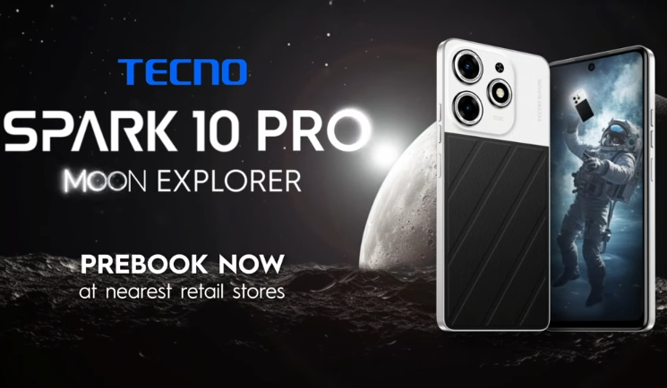 Представлена спецверсия Tecno Spark 10 Pro с уникальным лунным дизайном