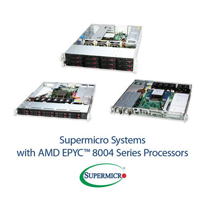 Supermicro представила периферийные сервера на базе новых процессоров AMD EPYC™ 8004 