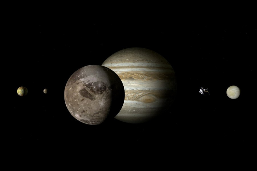 Соли и органика обнаружены на поверхности Ганимеда аппаратом НАСА «Юнона»