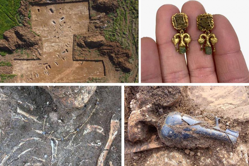 Роскошные гробницы с богатыми артефактами обнаружены в недавно раскопанном римском некрополе