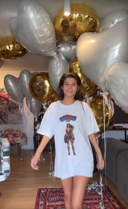 Александр Петров снял на видео романтичный сюрприз жене в день ее 23-летия