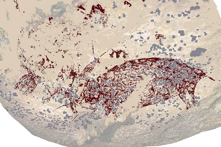 Сказочная сцена охоты на свиней — древнейшее в мире изобразительное искусство