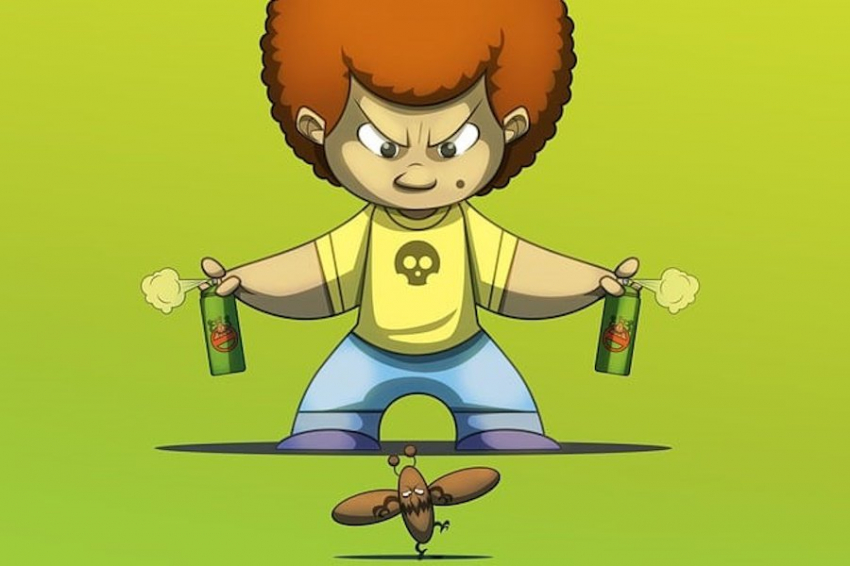 JEE: популярные спреи малоэффективны в борьбе с тараканами