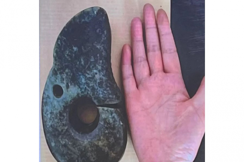 В Китае найден самый большой нефритовый дракон из культуры Хуншань