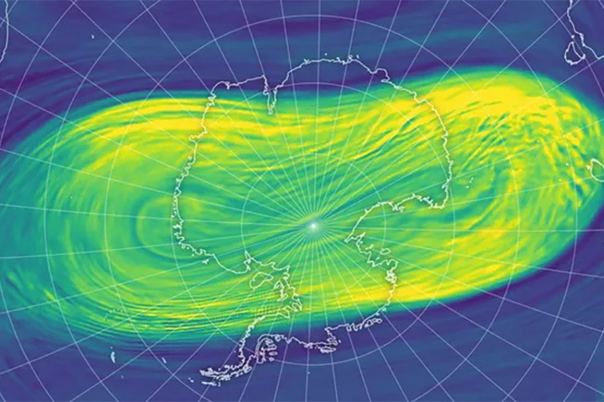 Странный полярный вихрь над Антарктидой задержал открытие озоновой дыры