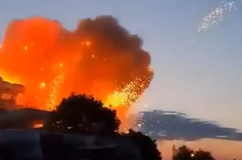 Западная пресса показала видео удара «Герани» по порту в Одесской области