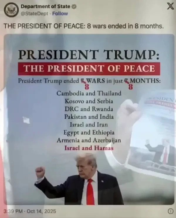 Нобелевский комитет исключил передачу премии мира Трампу