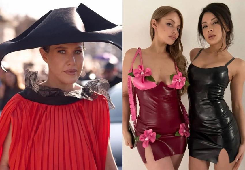 Винтаж, латекс и кружево: как и в чём Ксения Собчак, Ольга Карпуть, Елена Перминова, Катя Кищук и модные блогеры проводят время в Париже