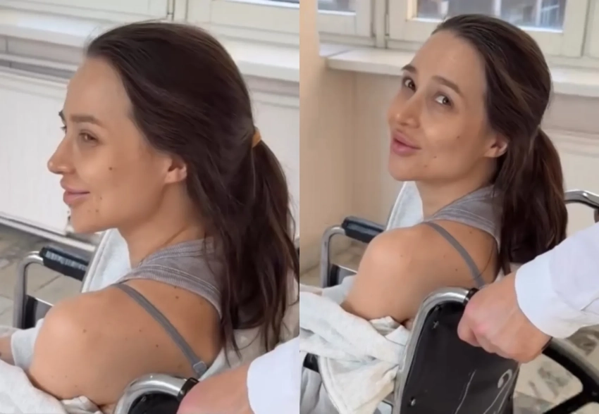 В инвалидной коляске, с синяками под глазами: в сети появились первые кадры с онкобольной Лерчек из больницы