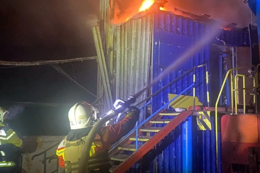 Дроны ВС России поразили газокомпрессорную станцию в Одесской области