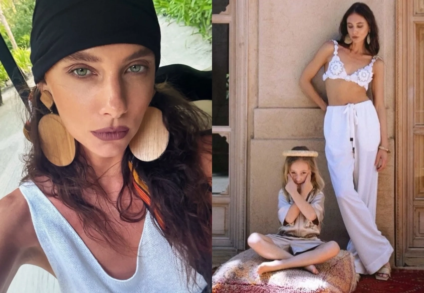 Жена главы Газпромбанка Андрея Акимова Даша Попова отдыхает с дочерью в Марокко