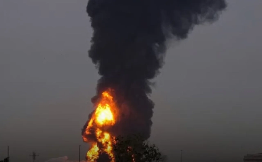 В аэропорту Кувейта горит топливный терминал после удара БПЛА